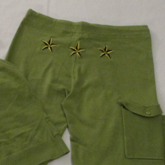 J.J. BASICS SLEEVELESS TWO (2) PIECE JADE KNIT HOODIE SET – L - Picture 14 of 16